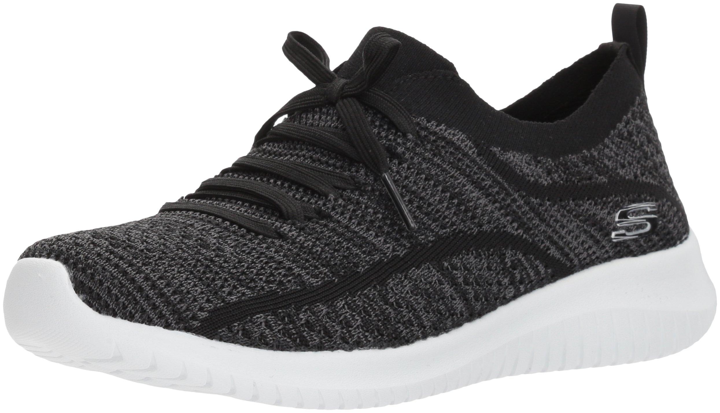 Skechers Canvas Ultra Flex Statements-12841 Trainers in Black/Grey (Black) - Lyst