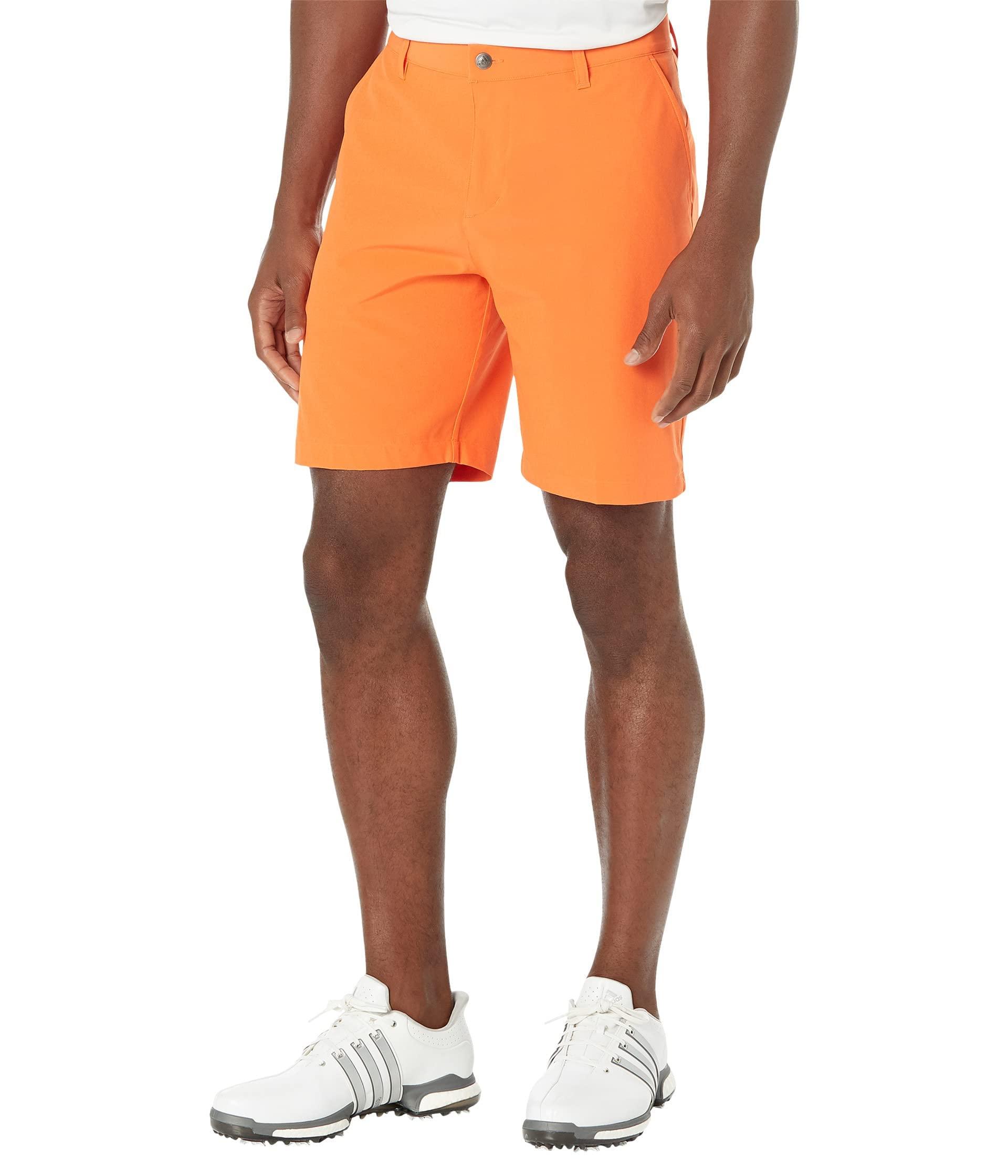 Adidas orange golf shorts sale