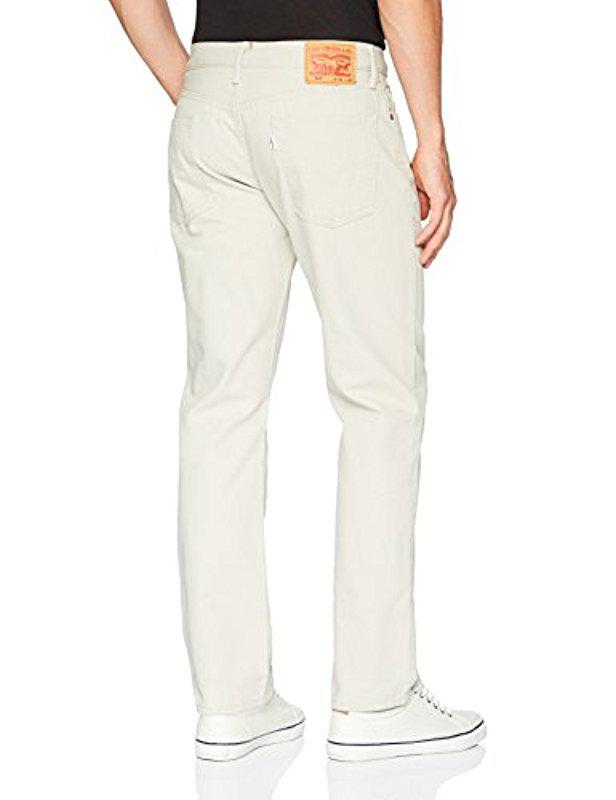 Levi's 514 Straight Fit Pant in Natural 