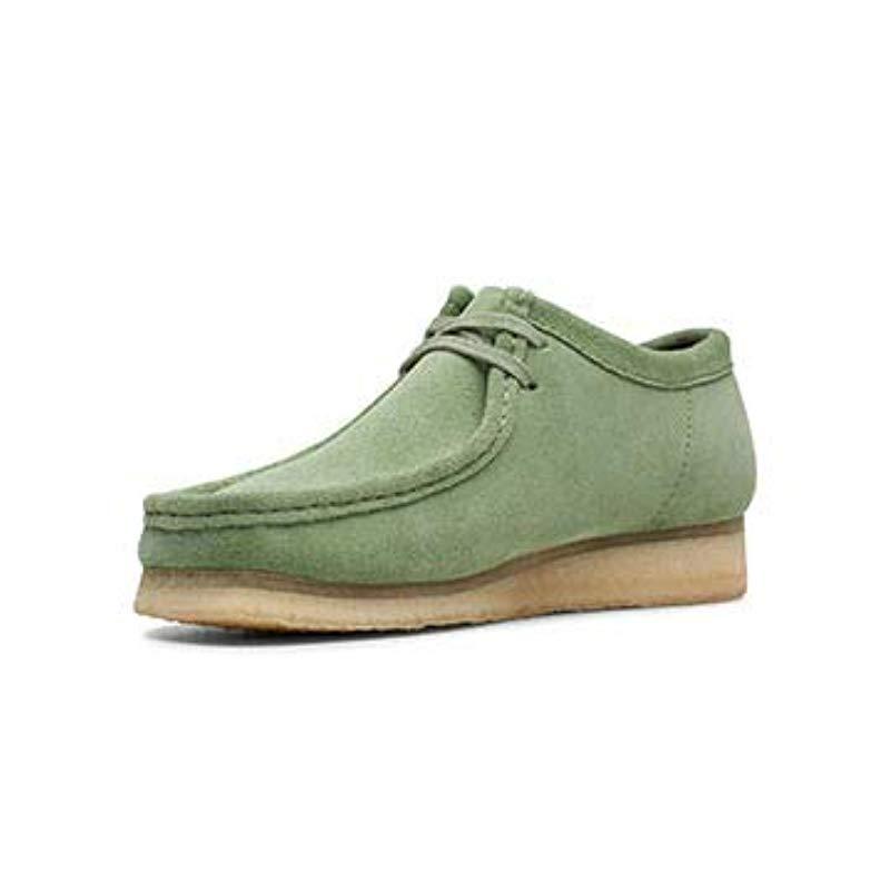 cactus green wallabees