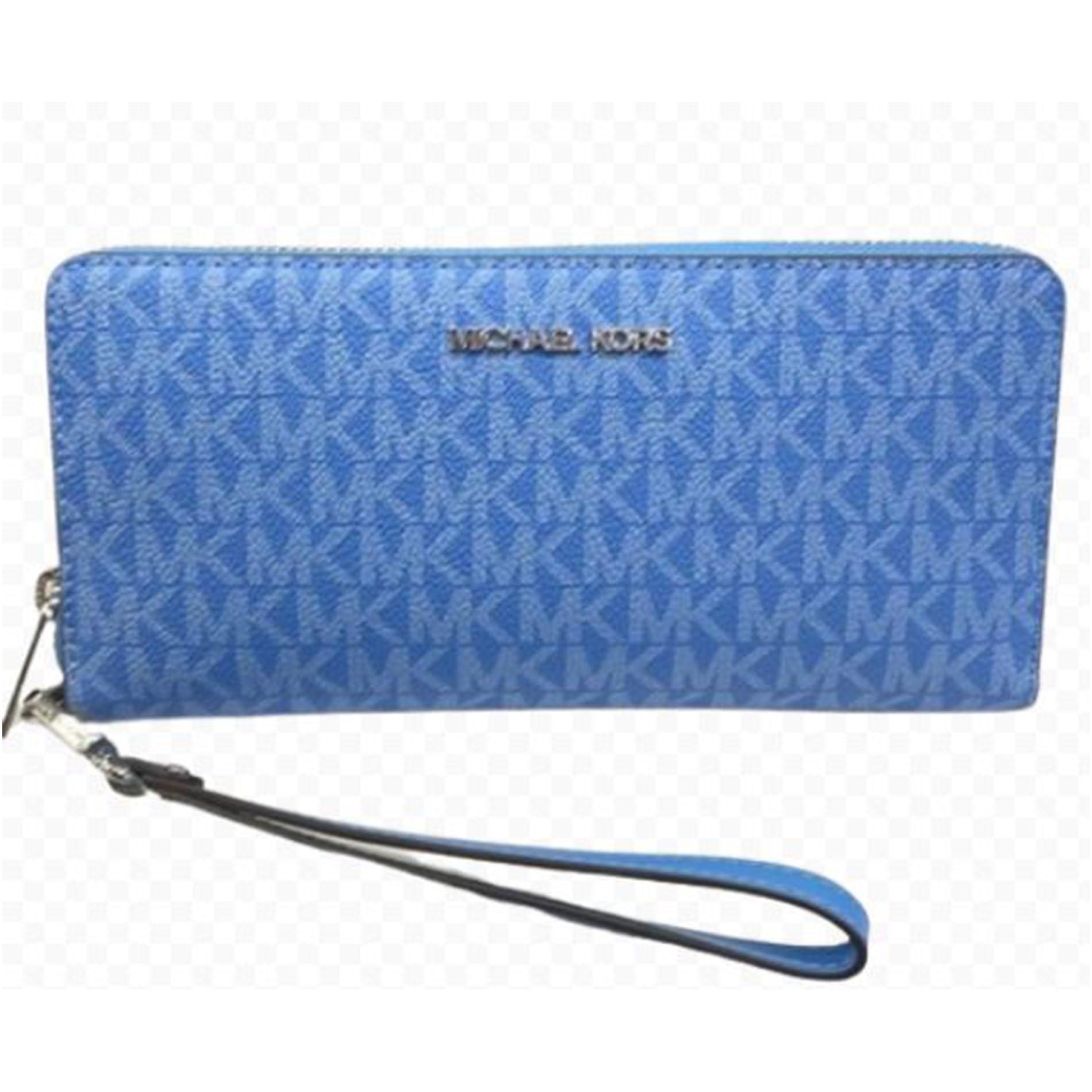 Michael Kors Jet Set Travel Continental Zip Around Leather Wallet