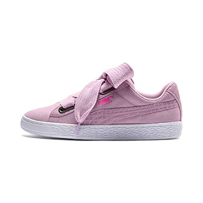 puma suede heart mujer