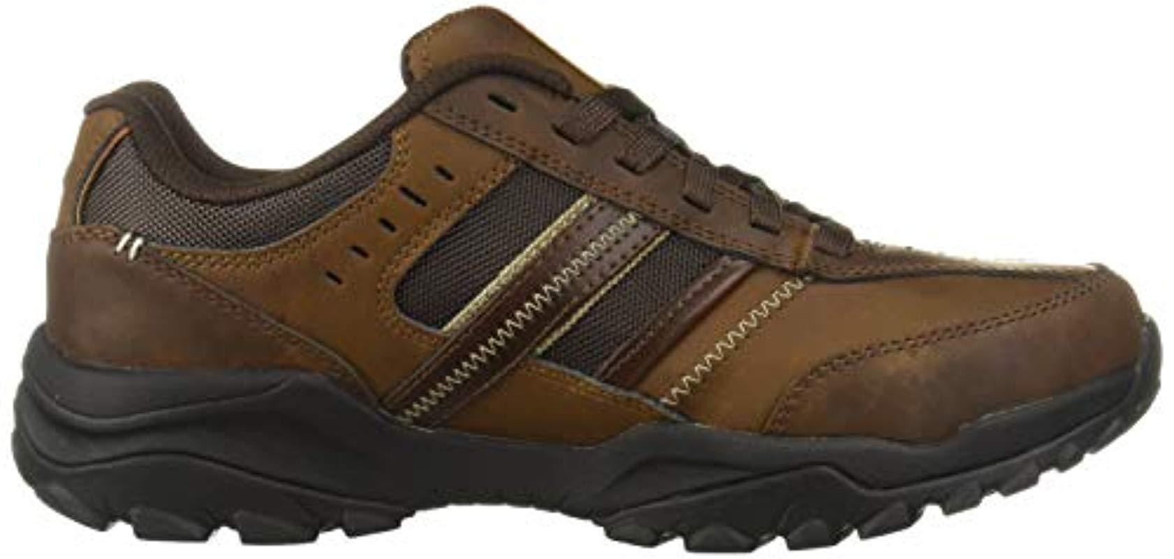 Save 45% Delwood Hi-top Trainers in Brown for Men Skechers Leather Henrick Mens Shoes Lace-ups Oxford shoes 