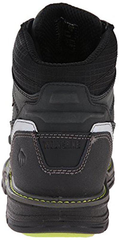 wolverine men's overman nano toe 6 inch wpf contour welt work boot