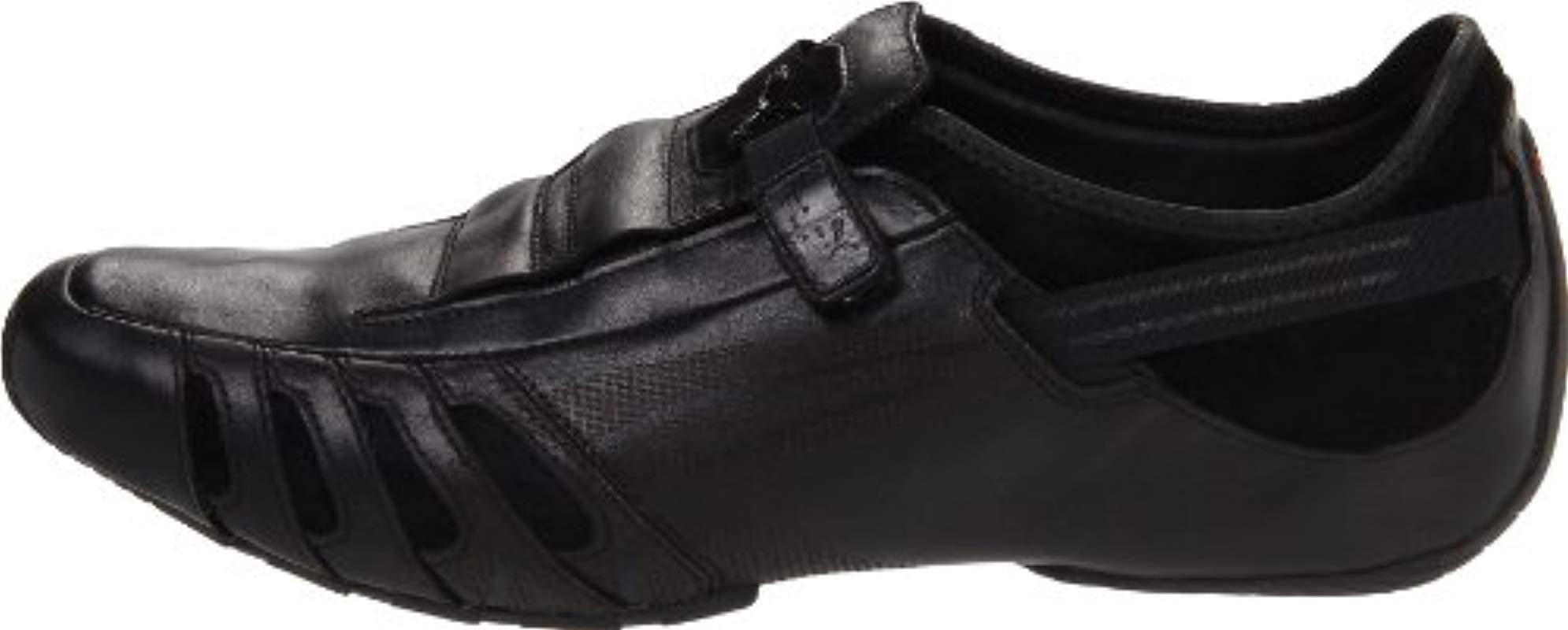 puma men's vedano leather slip-on shoe
