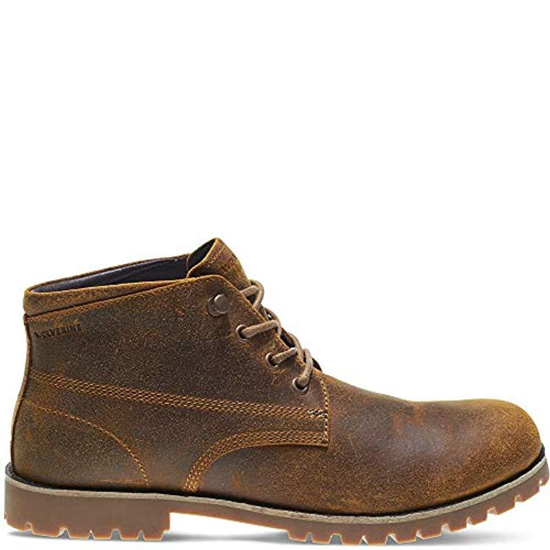 wolverine heritage cort waterproof leather chukka