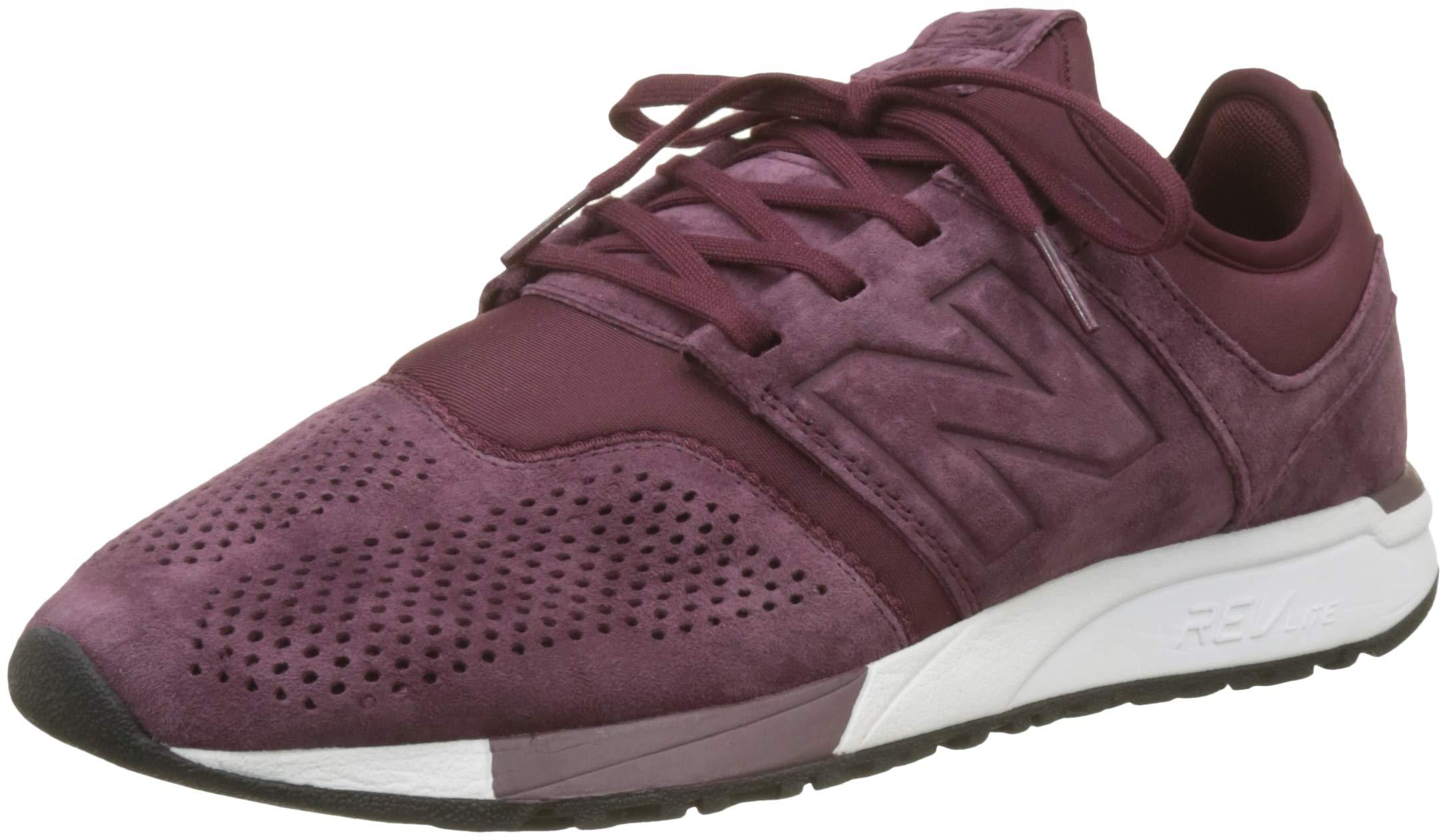 New Balance Leather 247 V1 Sneaker in Burgundy (Purple) for Men - Save 77%  | Lyst