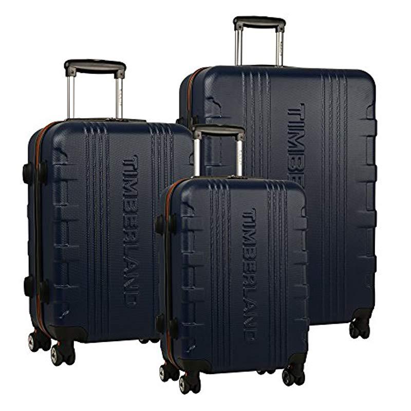 Timberland 3 Piece Hardside Spinner Luggage Set, Blue Print for Men | Lyst