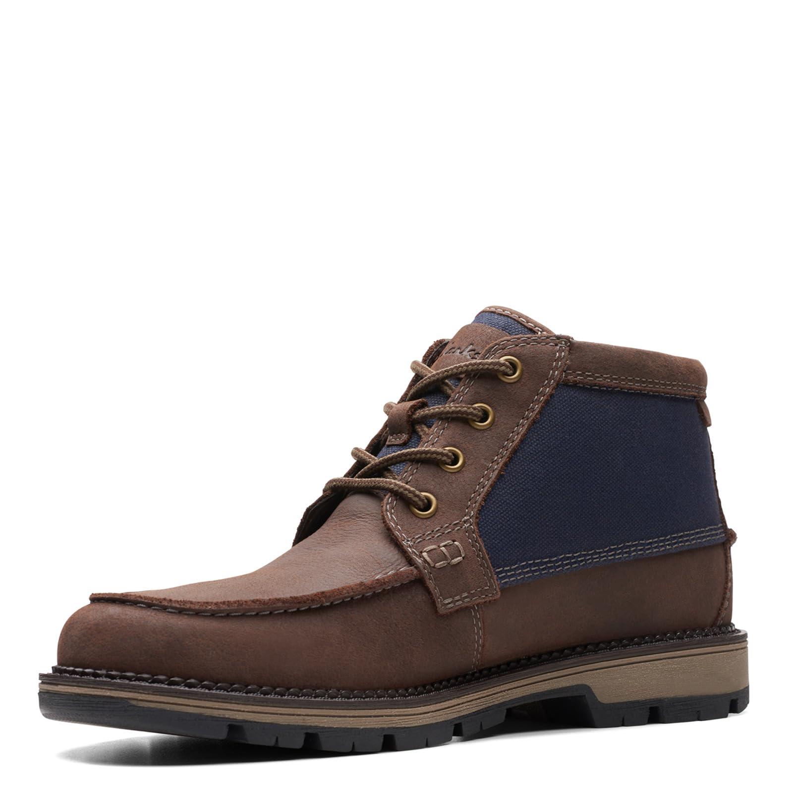 Bottes Oxford Clarks Maplewalk Homme – Cuir Imperméable, Semelle Confort, Laçage, Talon 3 Cm