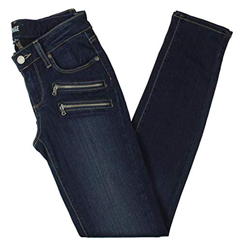 paige double zipper jeans