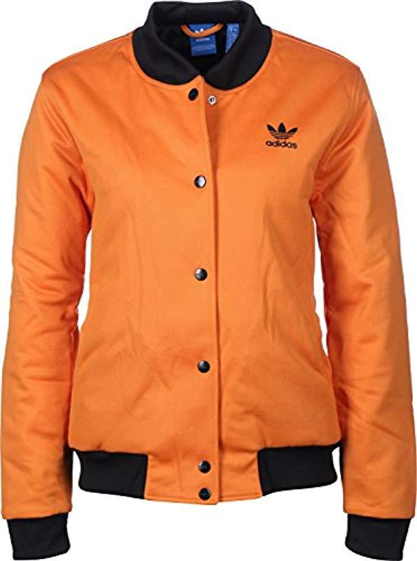 adidas orange coat