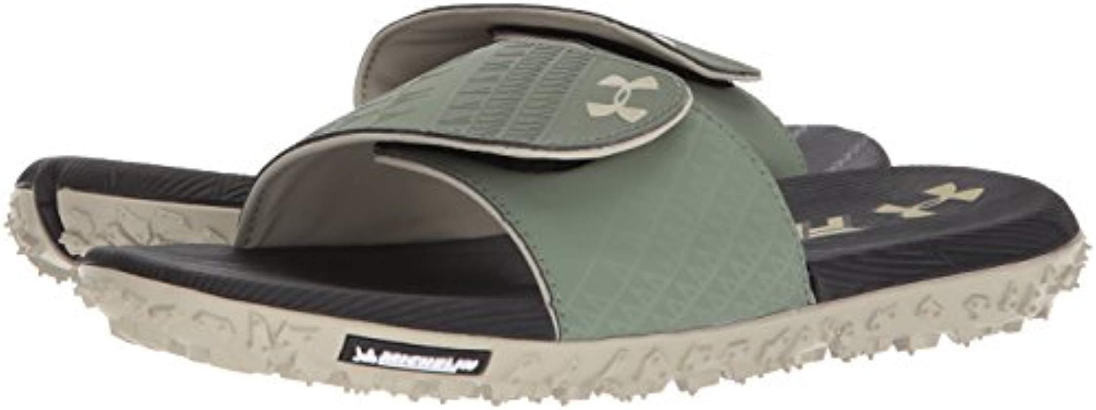 under armour men's fat tire slides