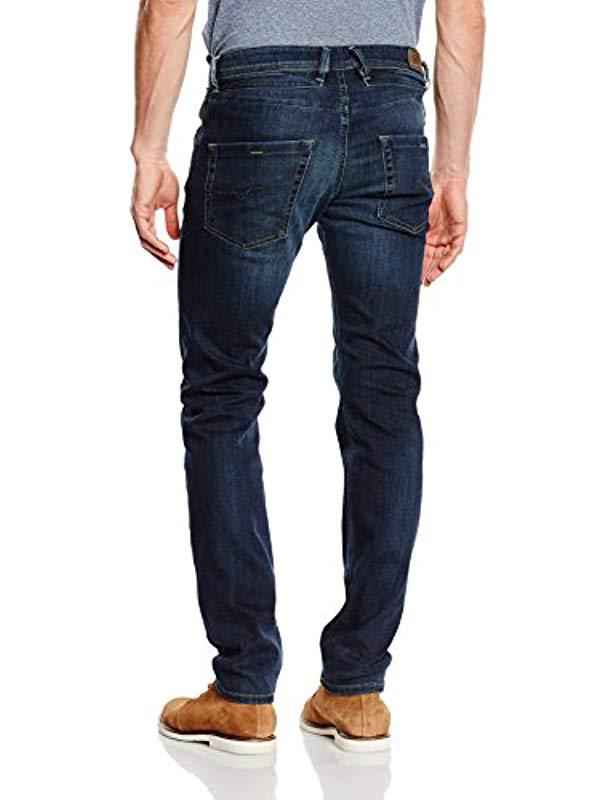 DIESEL Belther L.34 Tapered Fit Jeans, Blue (dark Blue 0814w), W40/l34 for  Men | Lyst UK
