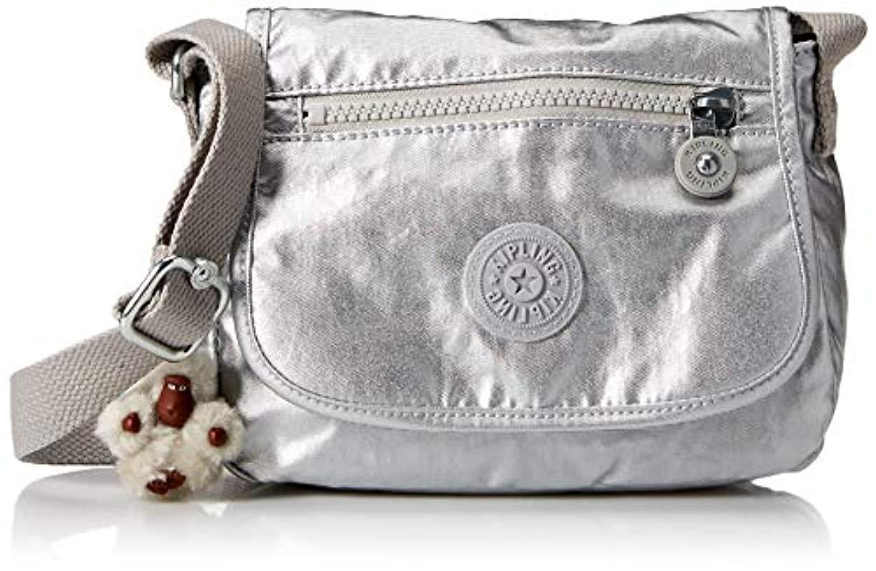 Kipling Sabian Cross Body Mini Bag in Platinum Metallic (Metallic) | Lyst