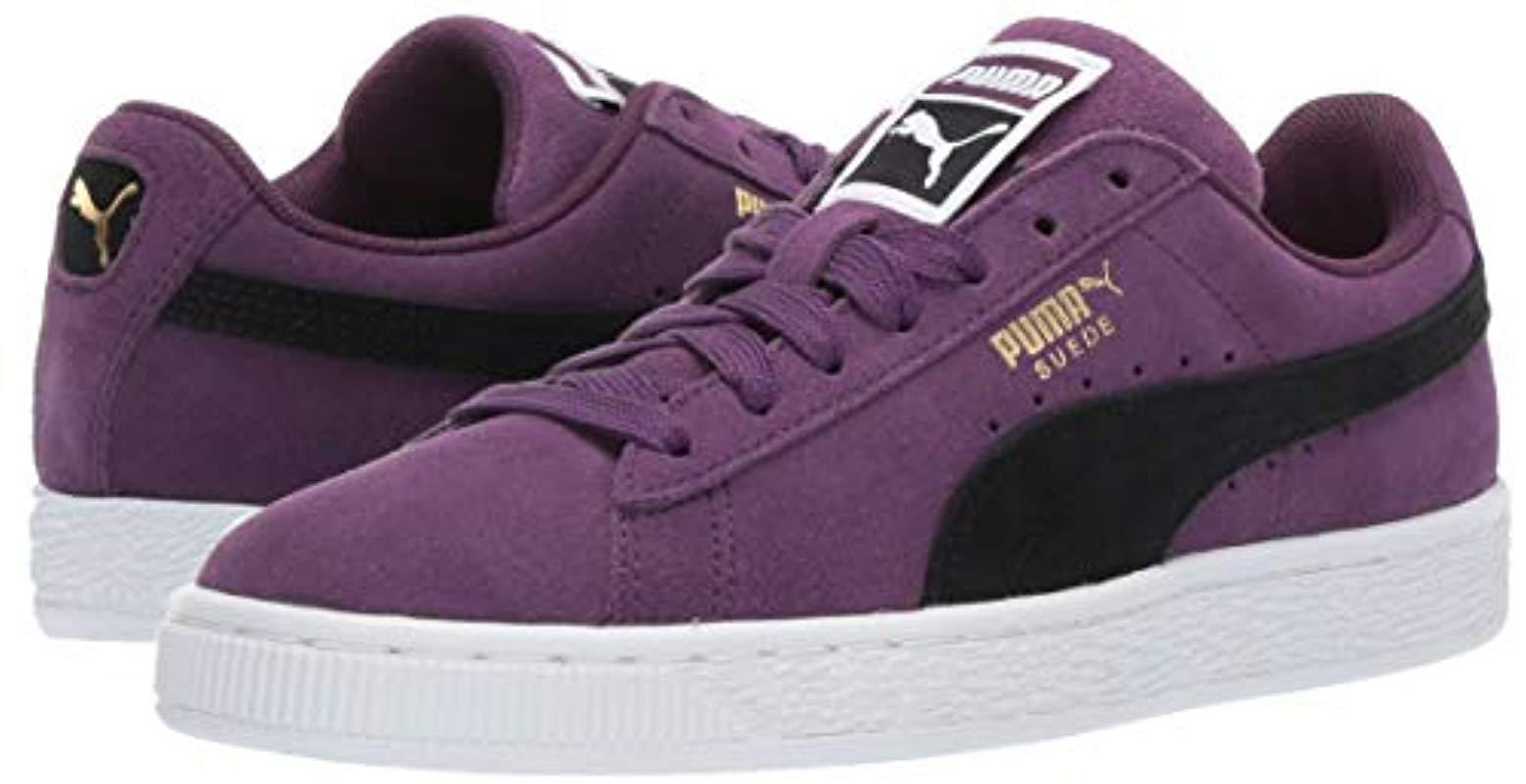 PUMA Suede Classic Sneaker in Purple - Lyst