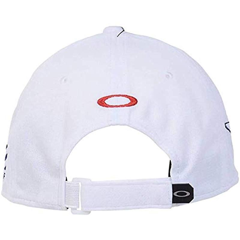Oakley Synthetic Bg Emb Cap in White for Men | Lyst