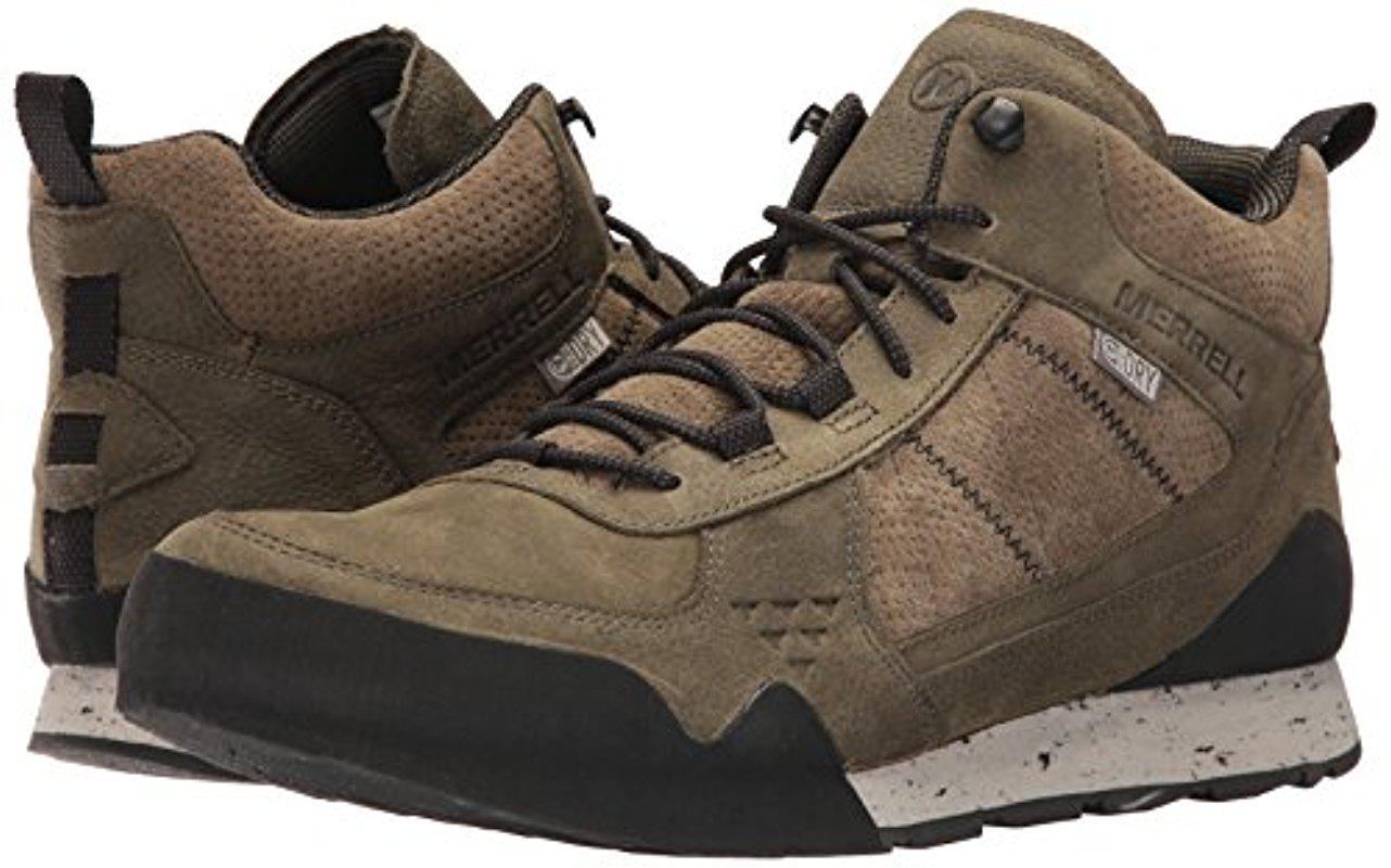 merrell burnt rock mid waterproof