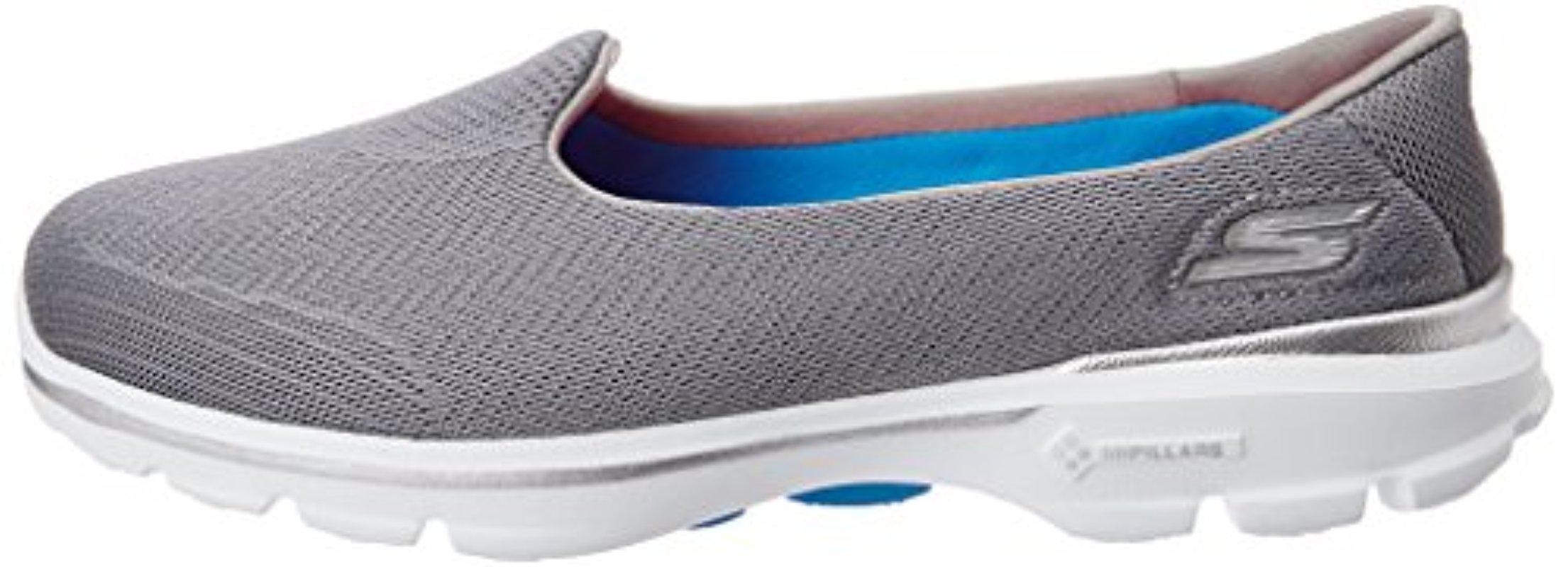 Skechers Performance Go Walk 3 Insight Slip-on Walking Shoe in Gray - Lyst