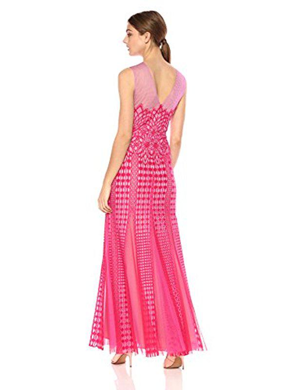 elinor sleeveless lace gown