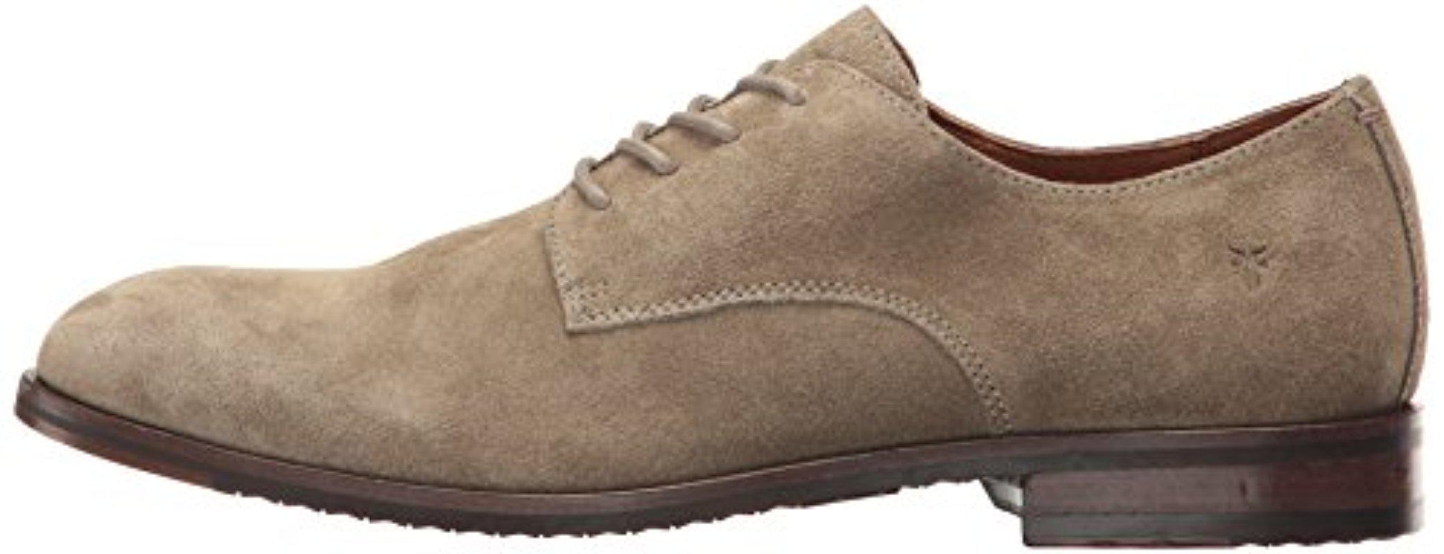 Frye Sam Derby Oxford in Light Grey 