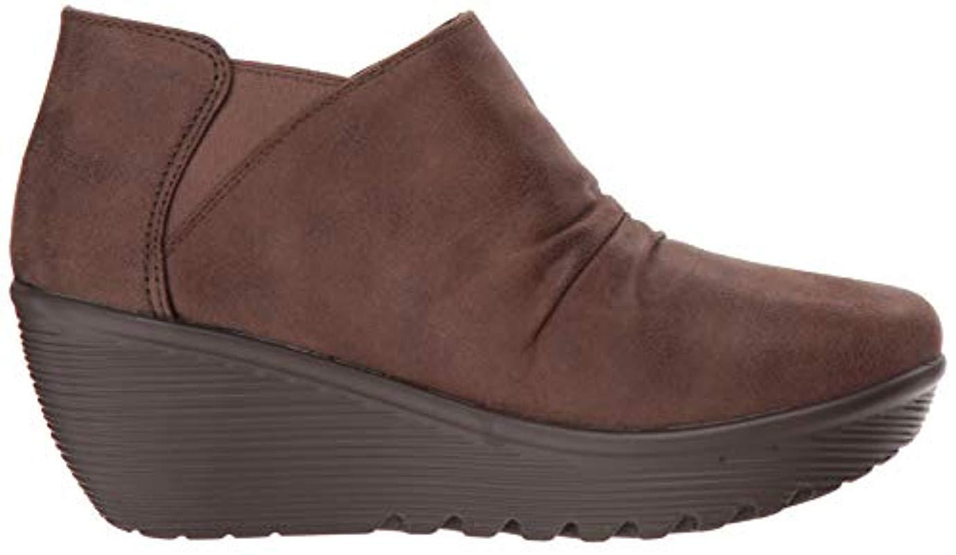 Parallel, Botines para Mujer Skechers de Tejido sintético de color Marrón |  Lyst