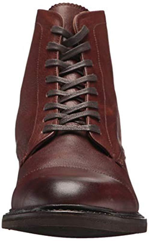 frye seth cap toe leather boots