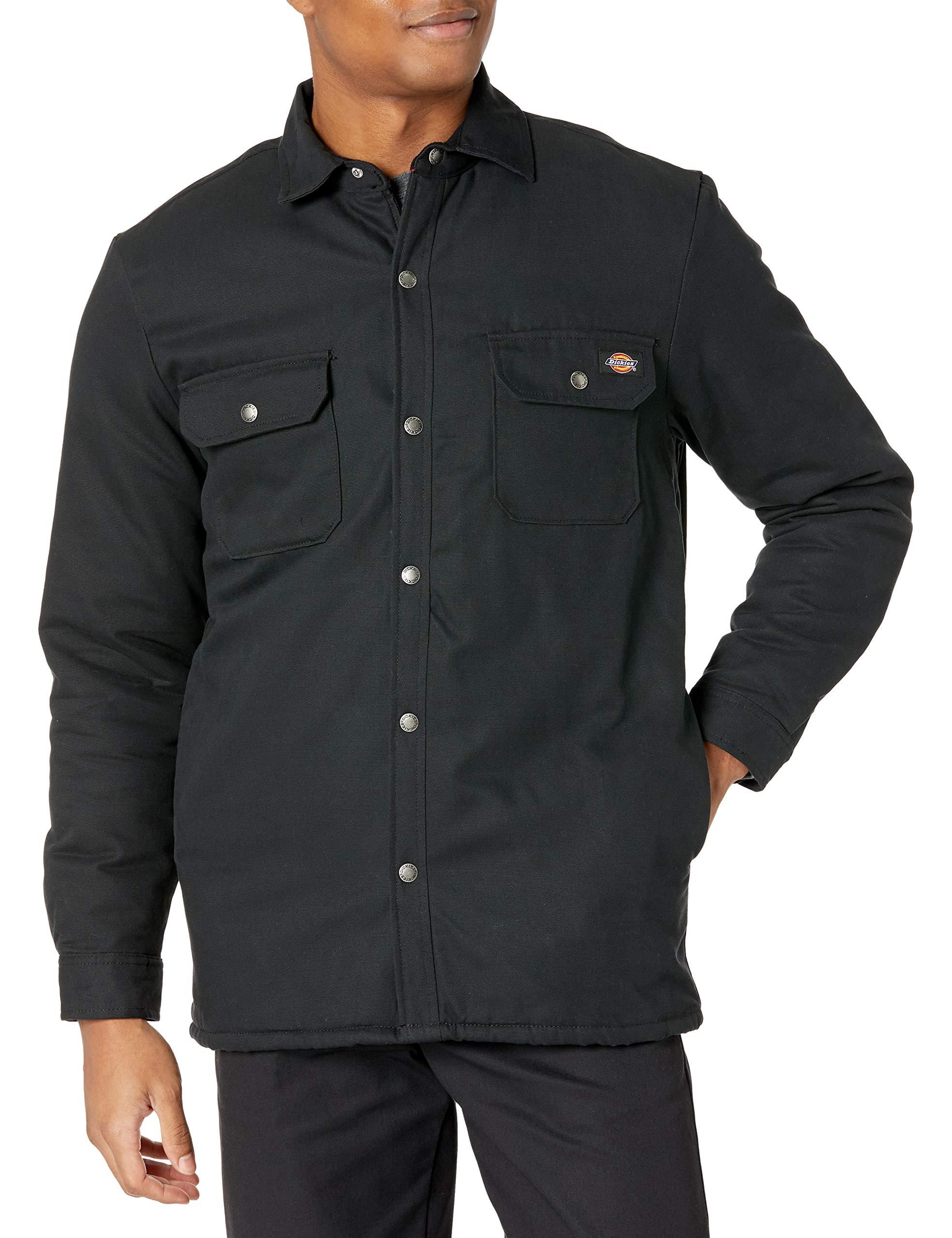 Dickies Flannel Lined Shirt Jacket With 
