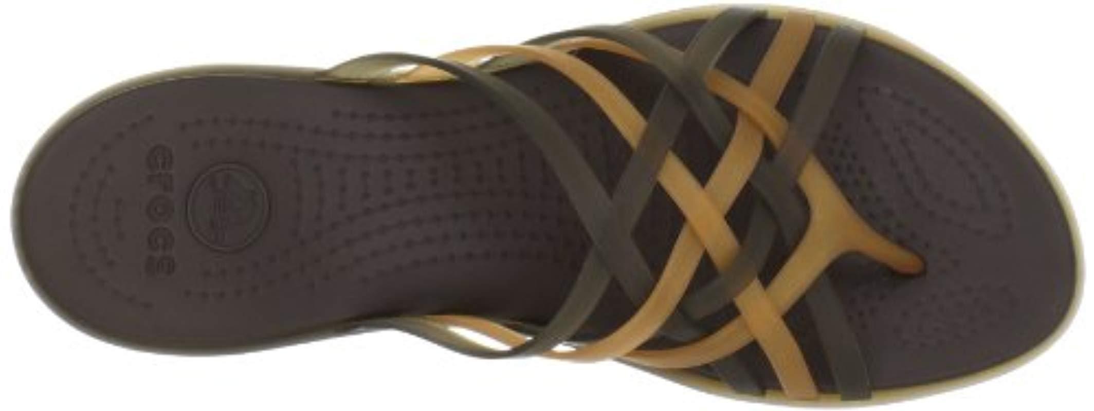 crocs huarache flip flop
