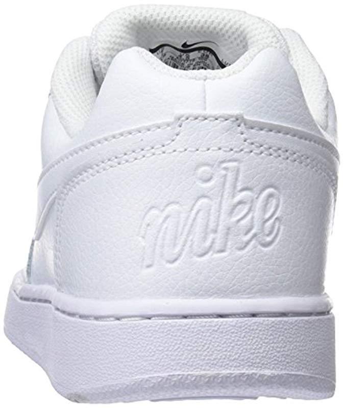 Nike Synthetic Ebernon Low Basketball Shoe in White/White (White) for Men -  Save 34% - Lyst