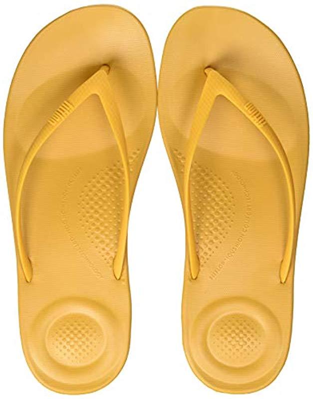 yellow fit flops