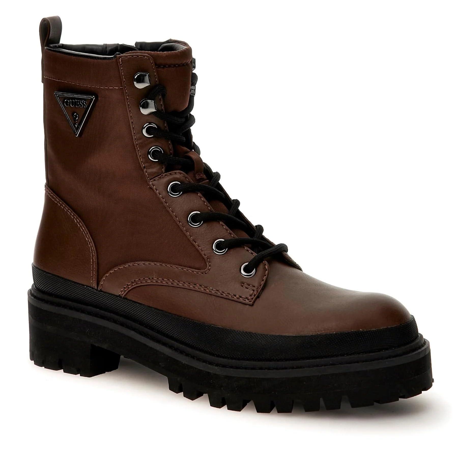 Guess Bada Ankle Boots in Brown Lyst UK