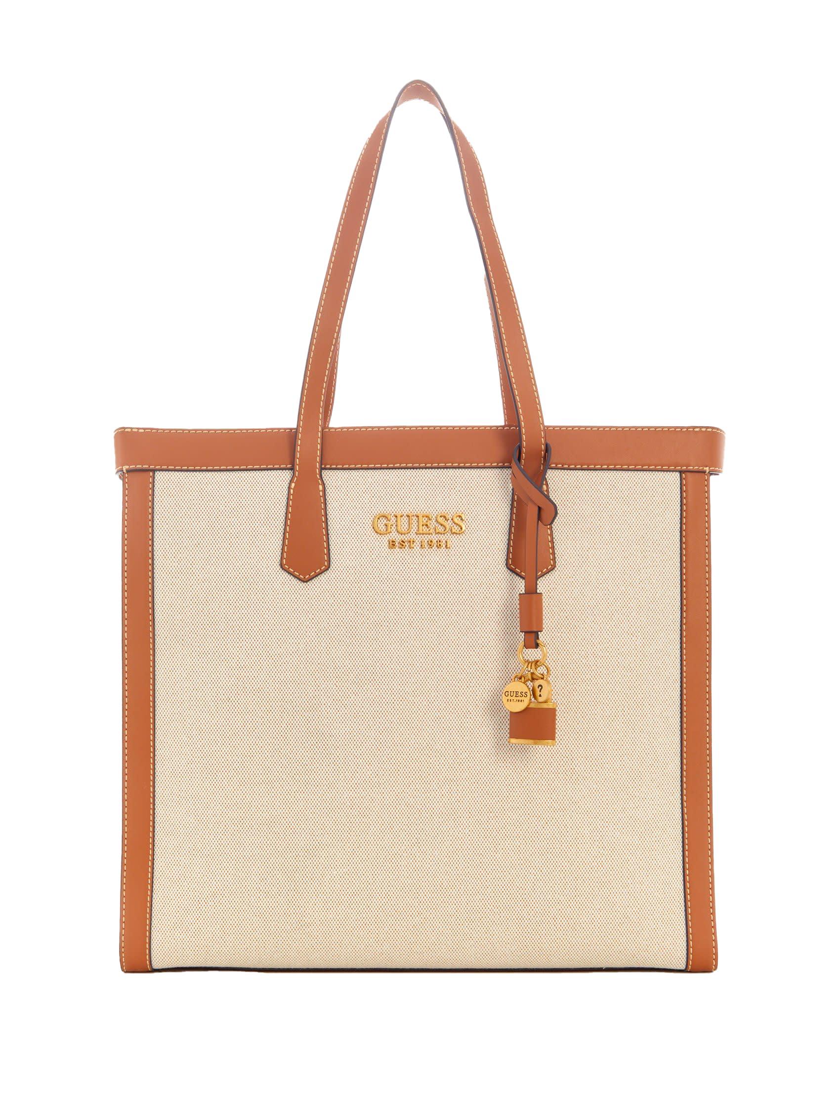 Guess Jovie Tote in Natural Lyst UK