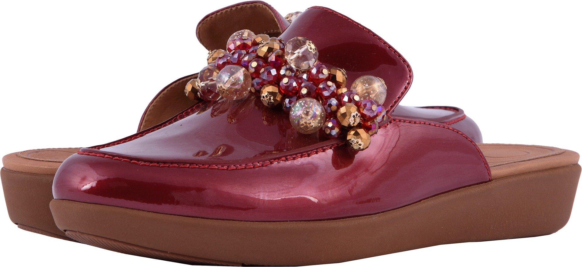 Fitflop serene hotsell deco patent mules