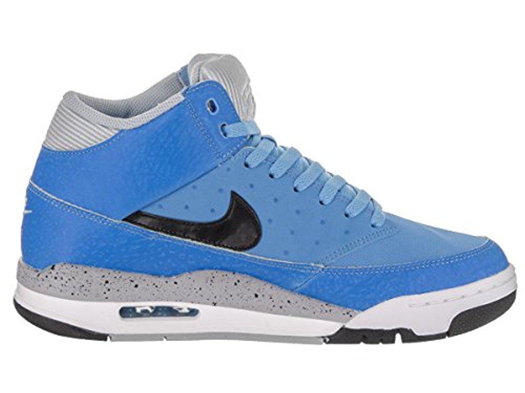 Nike Leather Air Flight Classic Basketball Shoe in Blue for Men - Lyst