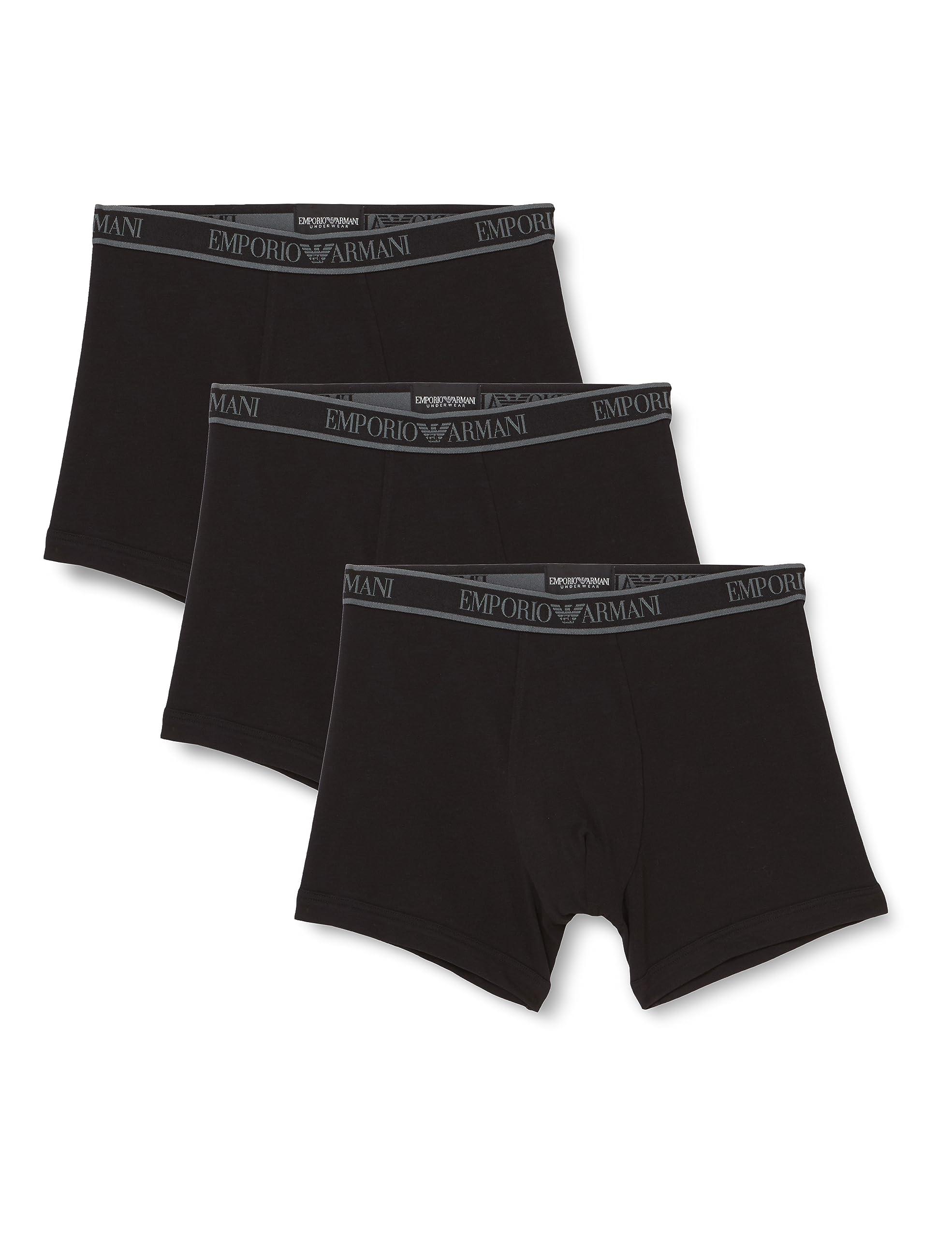 Emporio Armani Core Logoband 3 Pack Boxer in Black for Men | Lyst