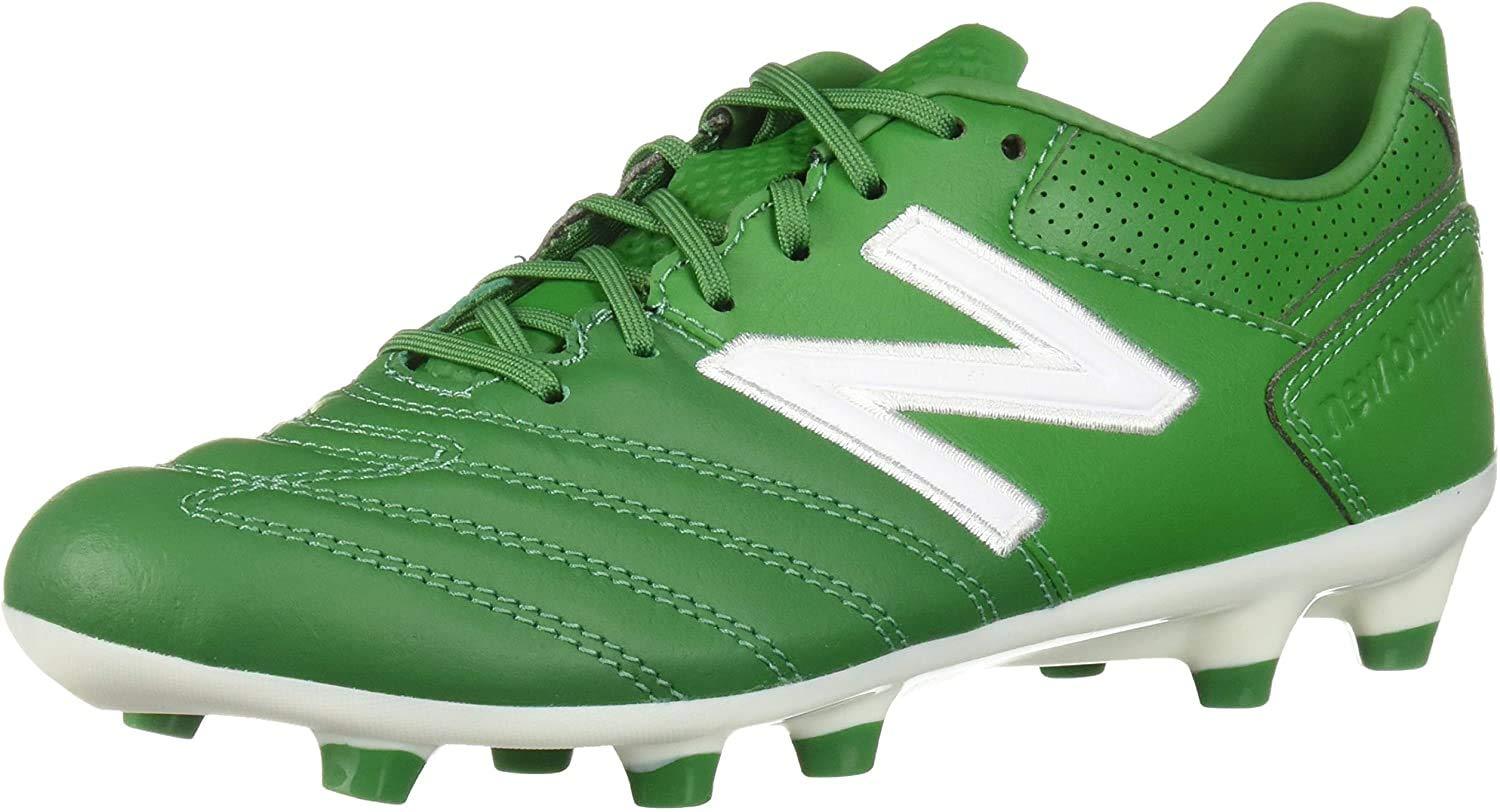 New Balance Leather 442 Pro Firm Ground V1 Soccer Shoe in Green/White (Green) for Men Save 65
