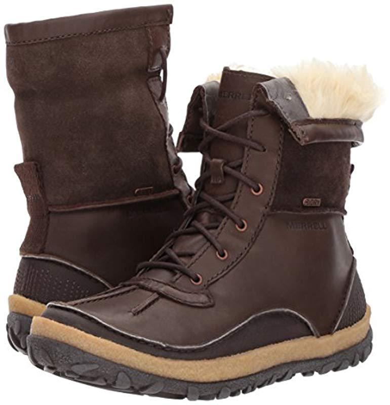 merrell women's tremblant mid polar wp high boots