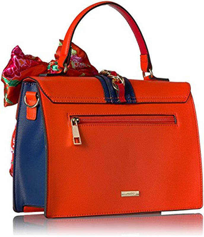 ALDO Glendaa Top Handle Handbag in Orange Lyst