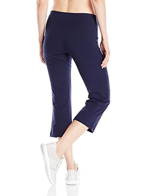 jockey slim fit flare leg capris