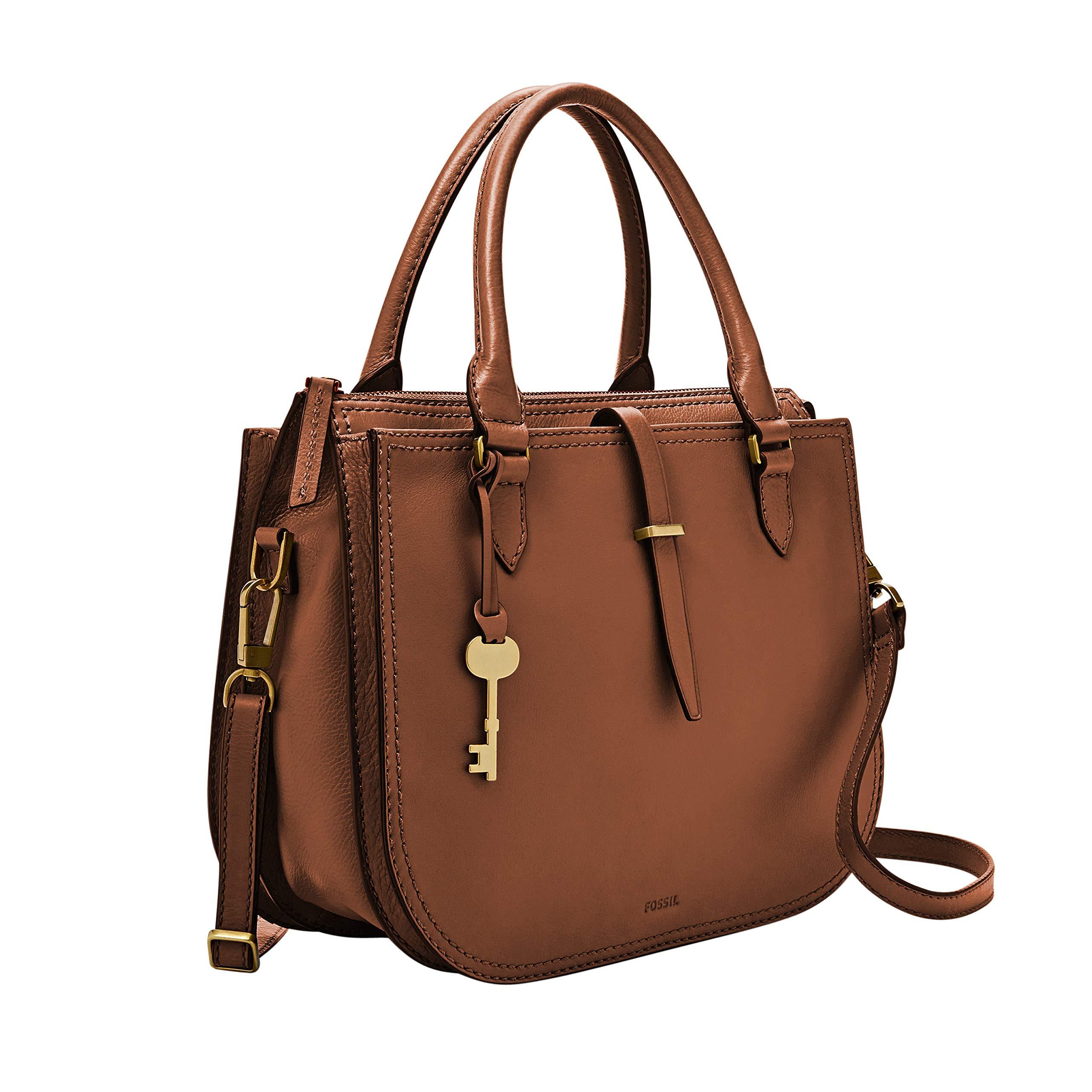 Buy Fossil Heritage Brown Textured Medium Satchel Handbag Online At Best  Price @ Tata CLiQ
