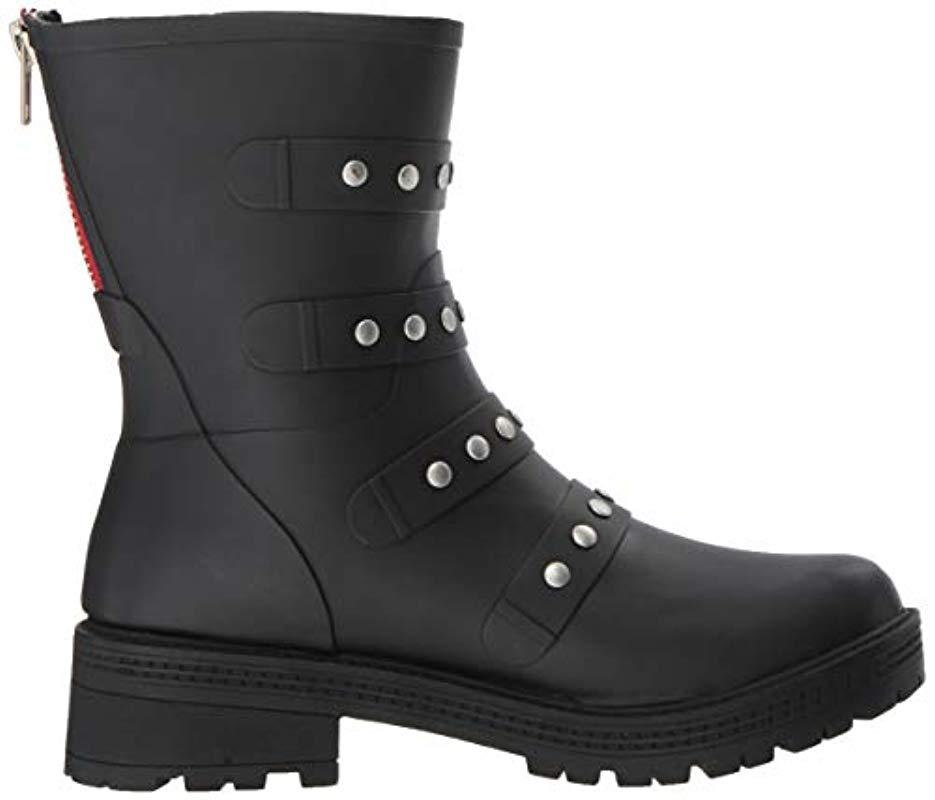 steve madden thunder rubber bootie