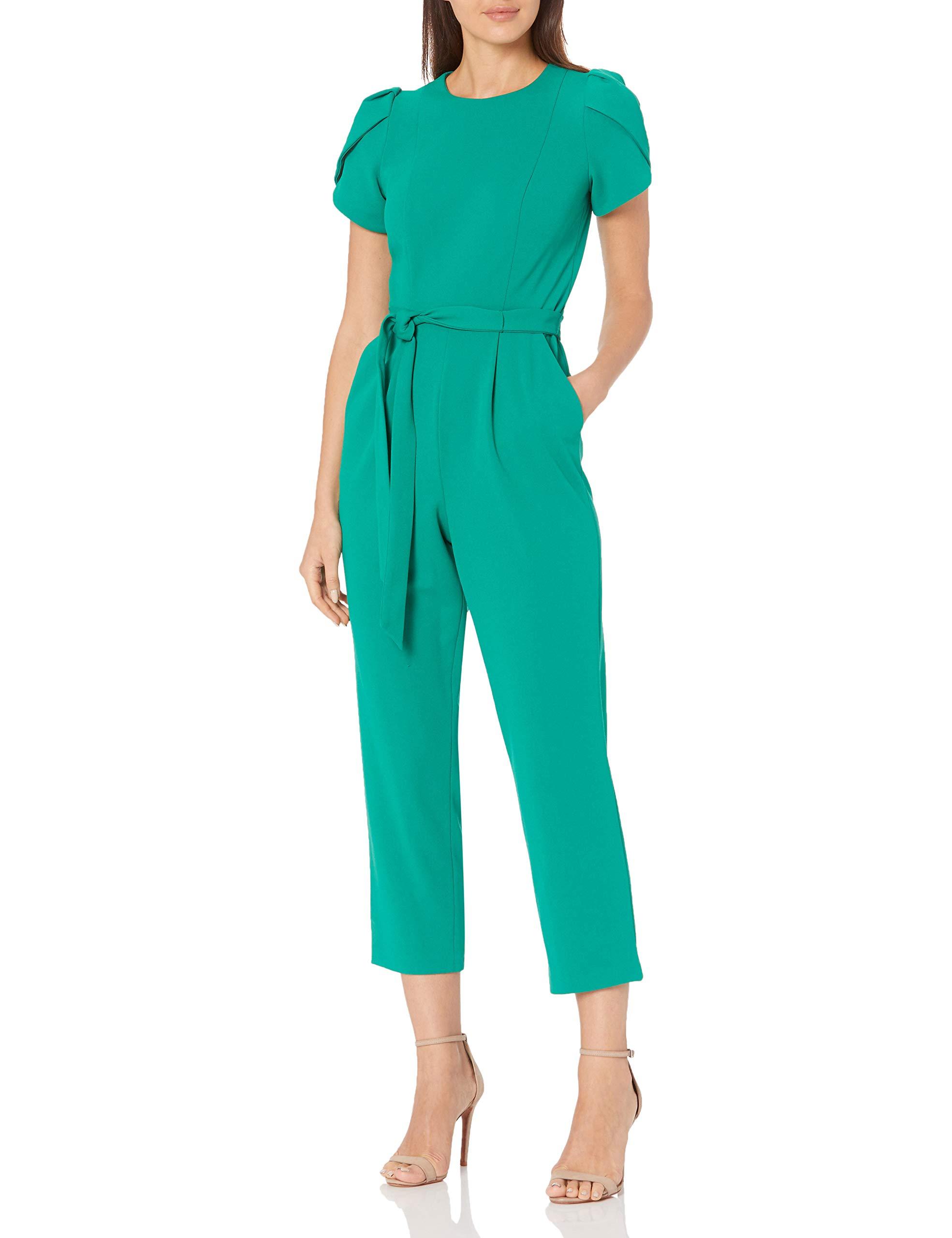 Calvin Klein Cropped Jumpsuit With ...
