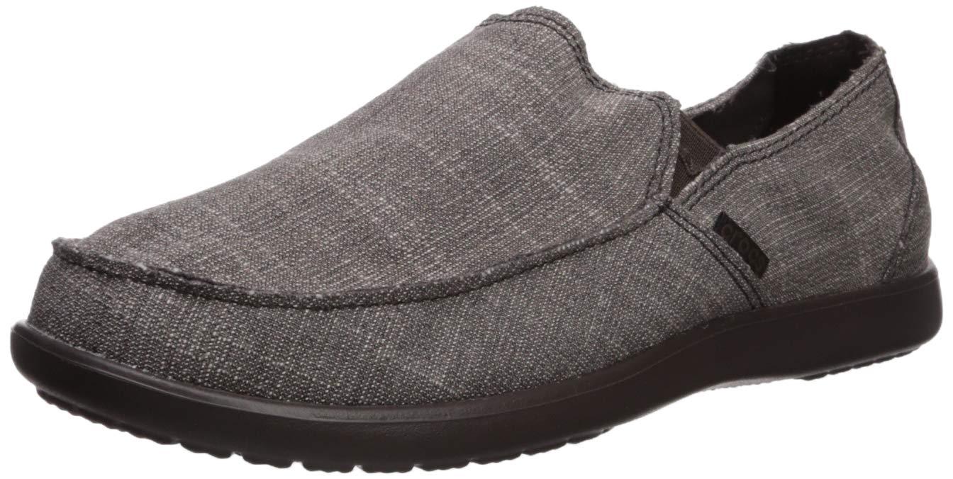 Crocs™ Santa Cruz Loafers in Black for Men | Lyst