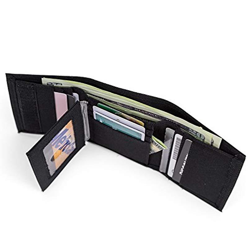 Timberland Synthetic Trifold Nylon Wallet in Black for Men Lyst