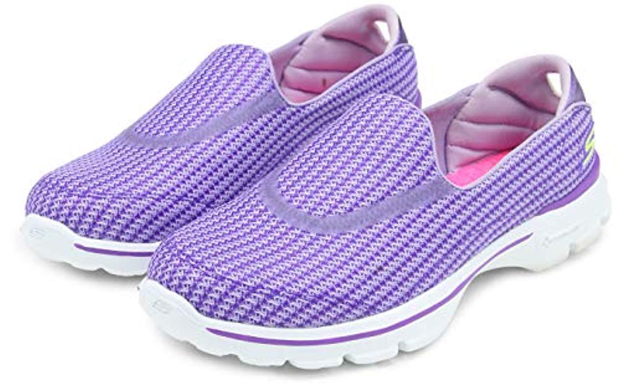 skechers go walk 3 violet