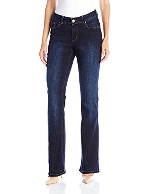 curvy fit bootcut jeans