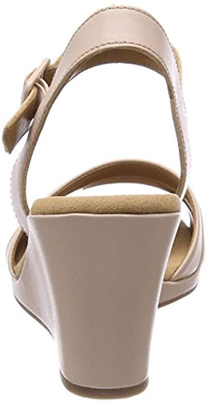 Clarks Lafley Aletha Ankle Strap Sandals in Pink | Lyst UK