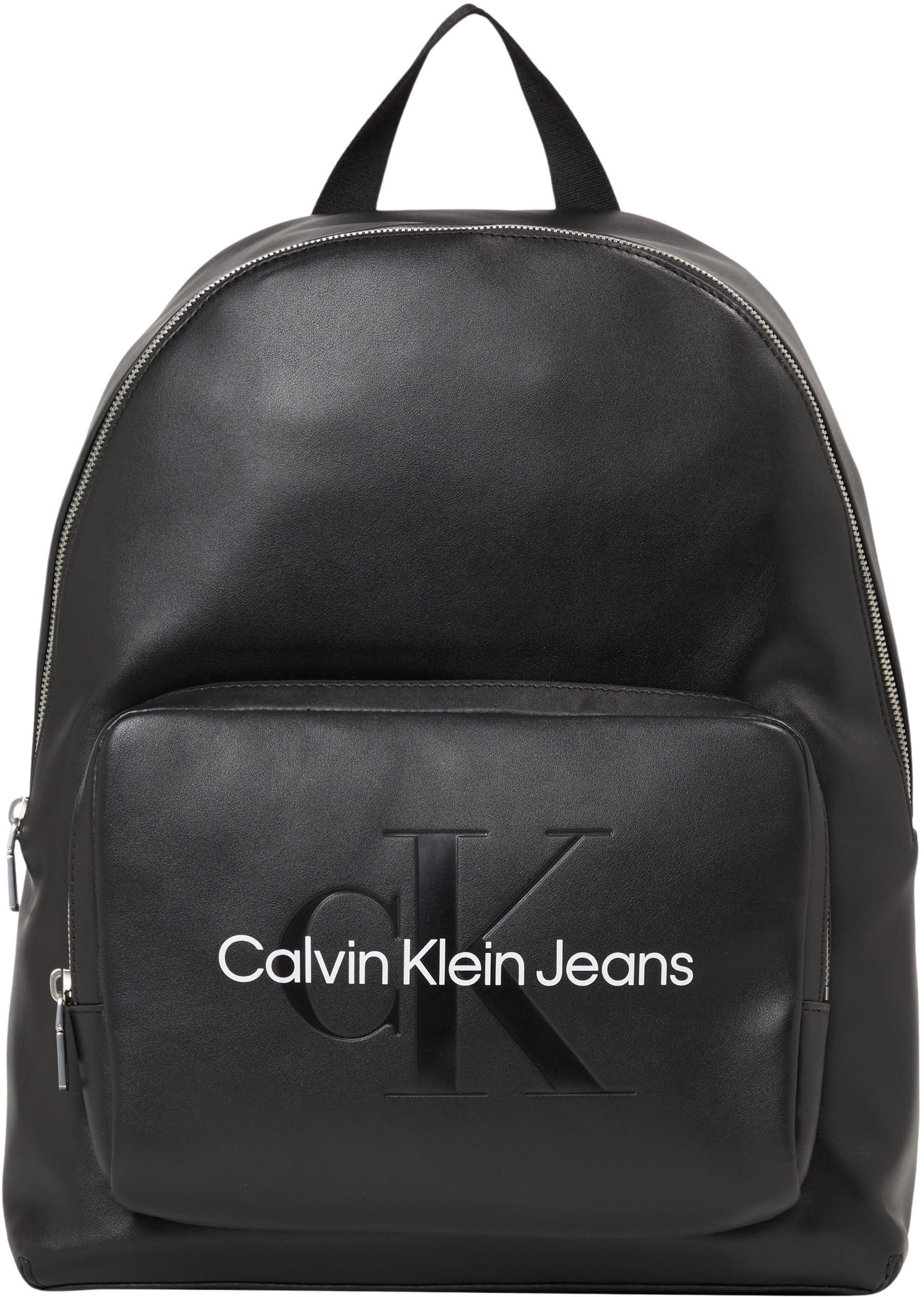 Calvin klein black backpack purse shop