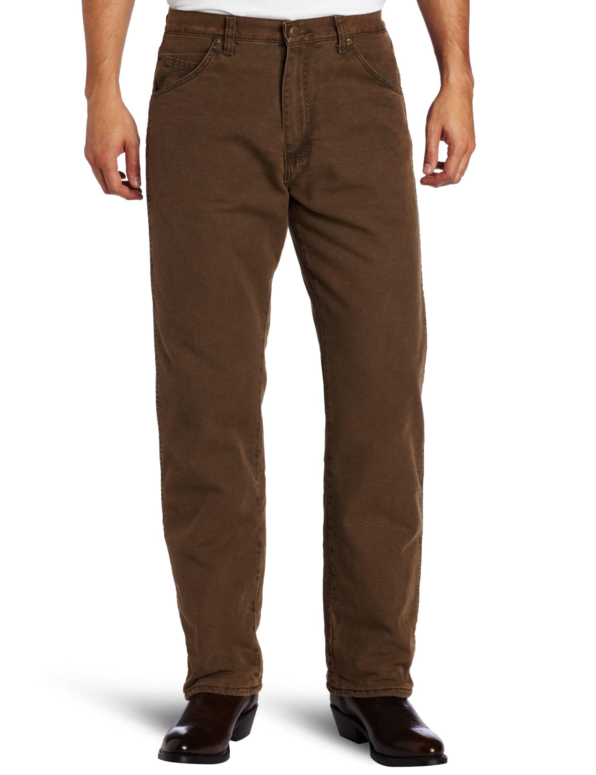 wrangler thermal lined jeans