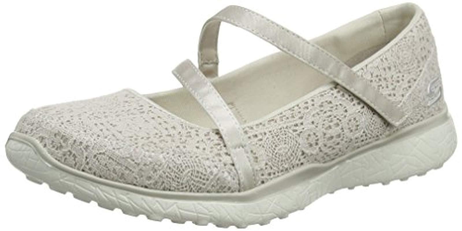 skechers white lace mary janes